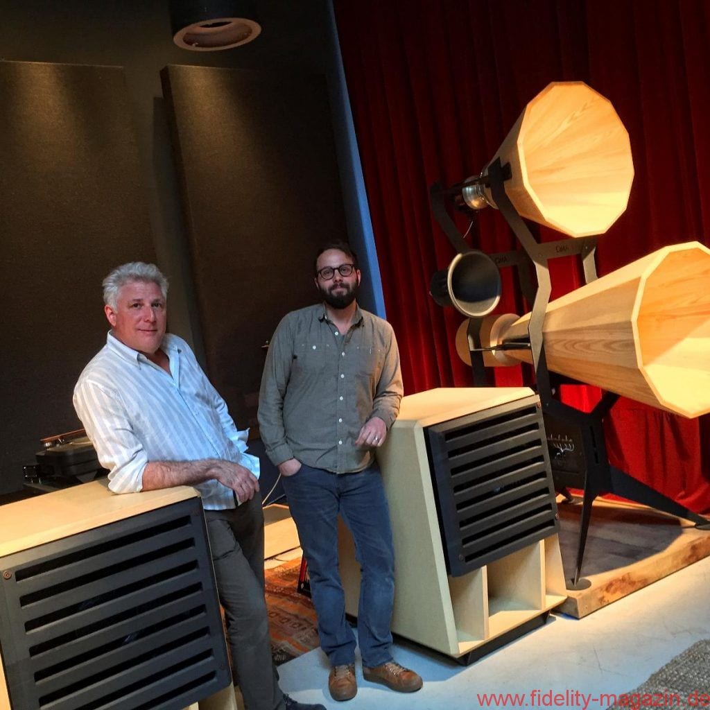Jonathan Weiss (left) of Oswalds Mill Audio