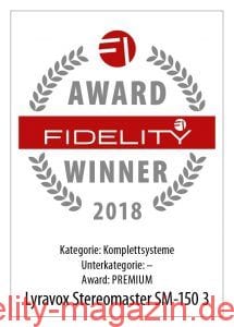FIDELITY Award Winner 2018 Lyravox Stereomaster SM-150 3