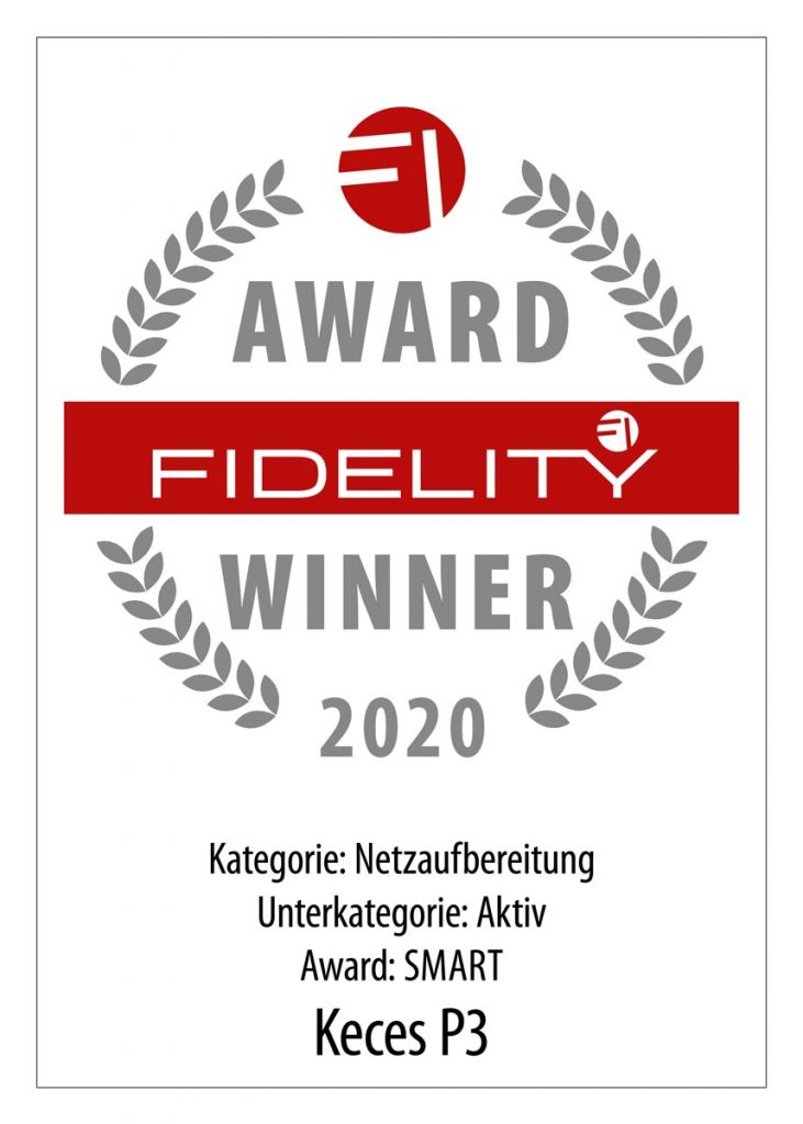 FIDELITY Award 2020 Keces P3 Low Noise Linear Power Supply
