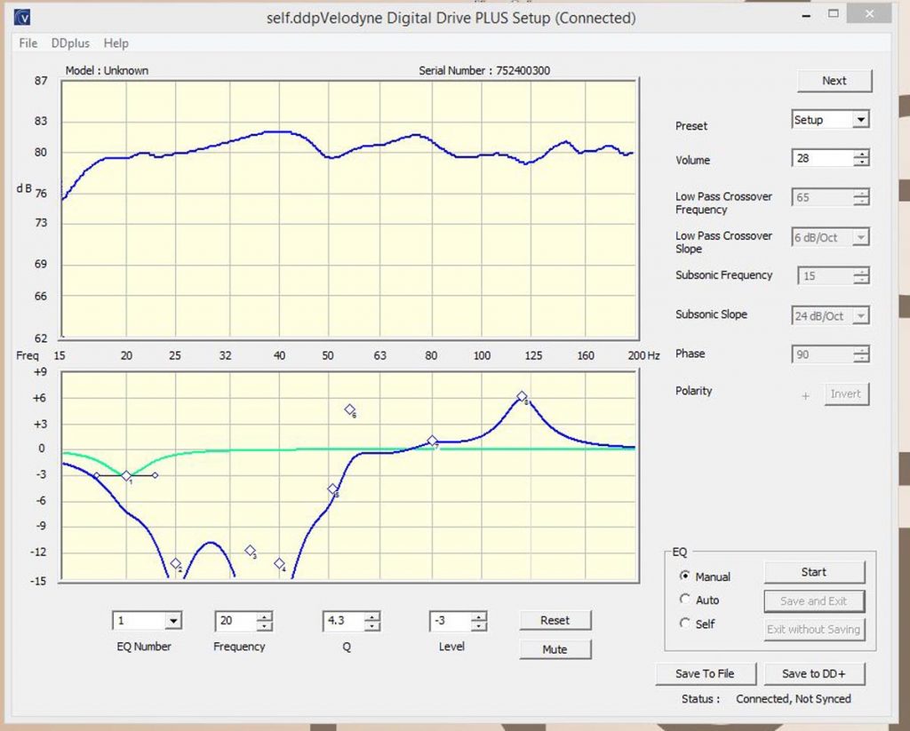 Velodyne Digital Drive Plus 10 Screenshot