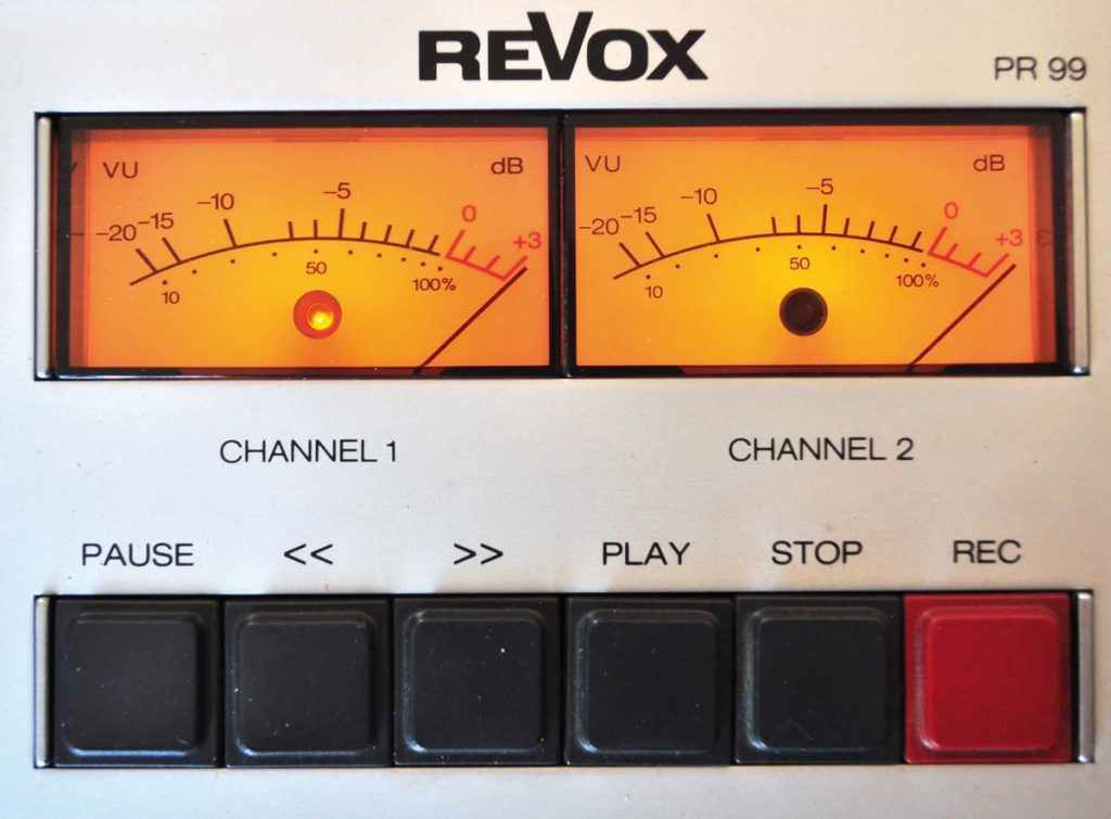 Revox PR99 VU-Meter