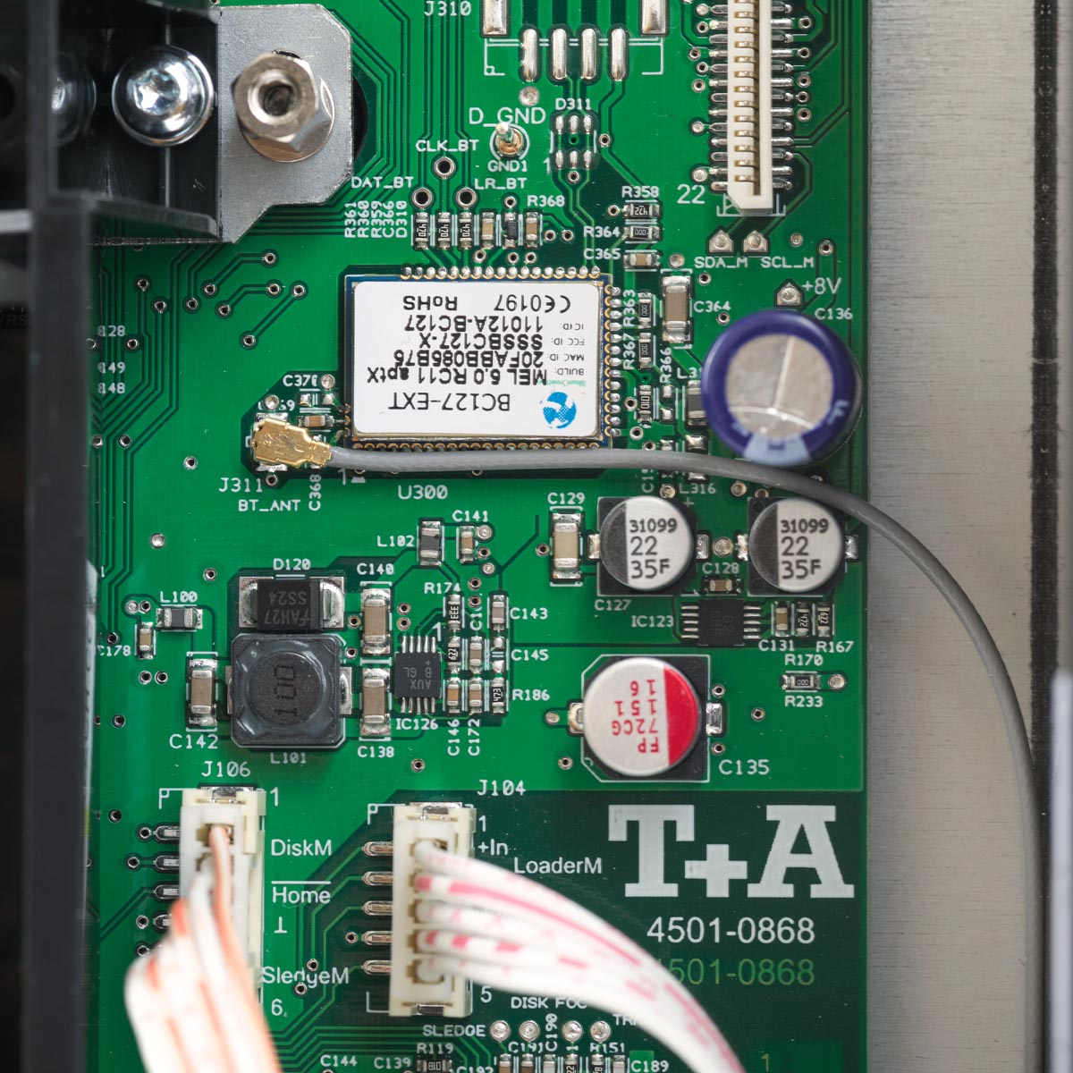 T+A MP 8: streamer, reproductor de CD, Bluetooth, tuner