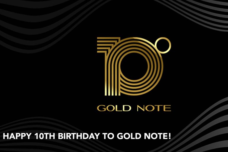 Gold Note 10th anniversary