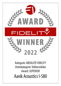 FIDELITY Award 2022 Aavik I-580