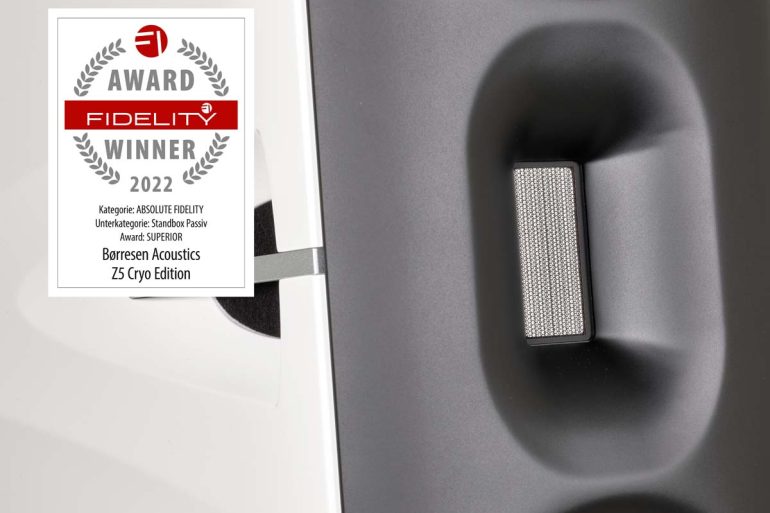 FIDELITY Award 2022 Borresen Acoustics Z5 Cryo Edition