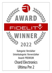 FIDELITY Award 2022 Chord Electronics Ultima Pre 2
