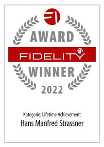 FIDELITY Lifetime Achievement Award 2022 Hans Manfred Strassner