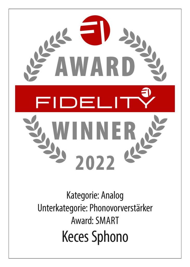 Keces Sphono FIDELITY Award 2022