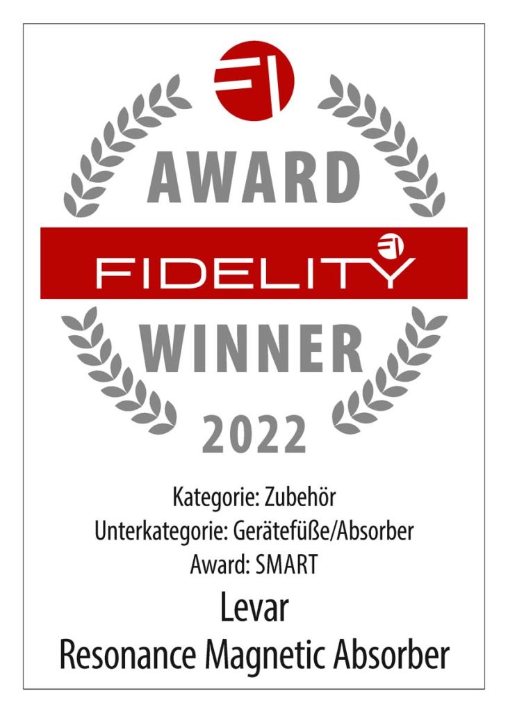 Levar Resonance Magnetic Absorber FIDELITY Award 2022