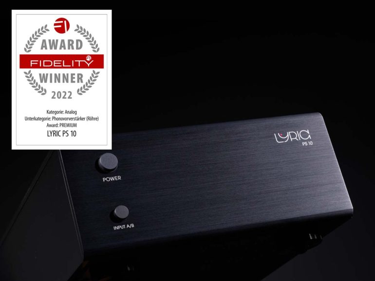 Lyric Audio PS 10 FIDELITY Award 2022