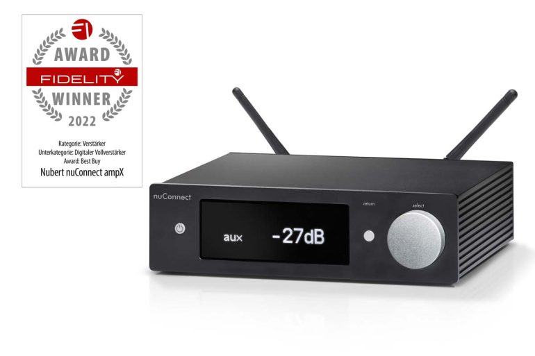 Nubert nuConnect ampX FIDELITY Award 2022