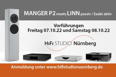 HiFi Studio Nürnberg Vorführung mit Manger und Linn
