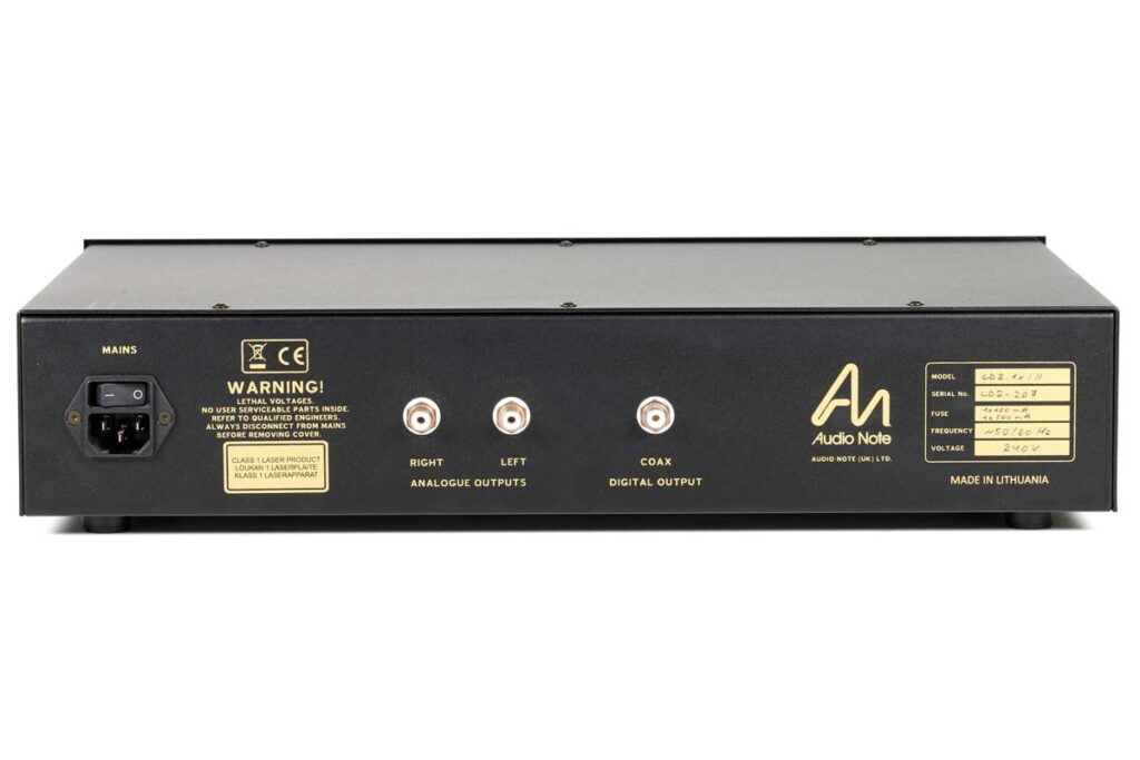 Audio Note (UK) CD2.1x/II CD-Player