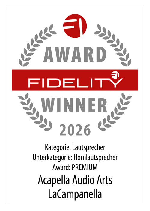 FIDELITY Awards 2026 - Acapella La Campanella