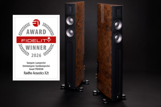 FIDELITY Awards 2026 - Raidho Acoustics X2t