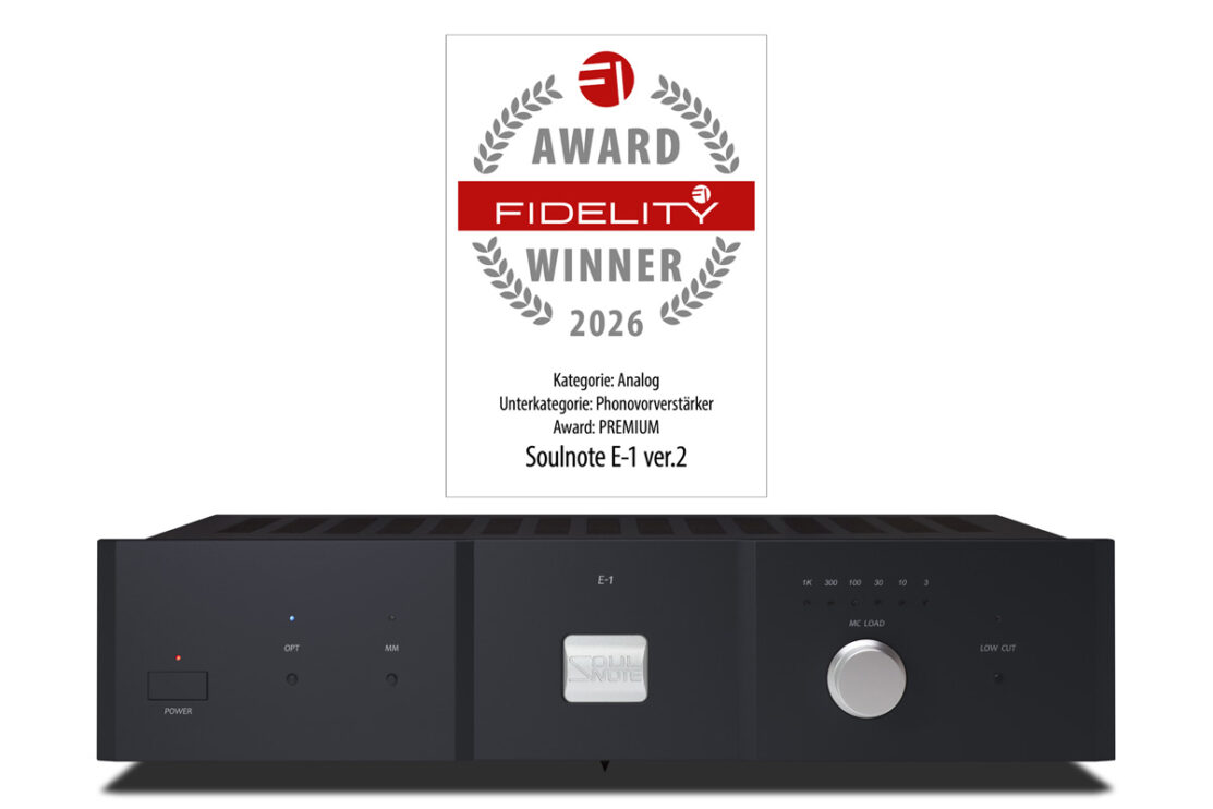 FIDELITY Awards 2026 - Soulnote E1 ver.2