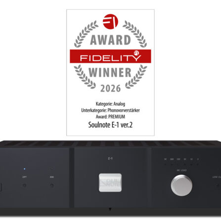 FIDELITY Awards 2026 - Soulnote E1 ver.2