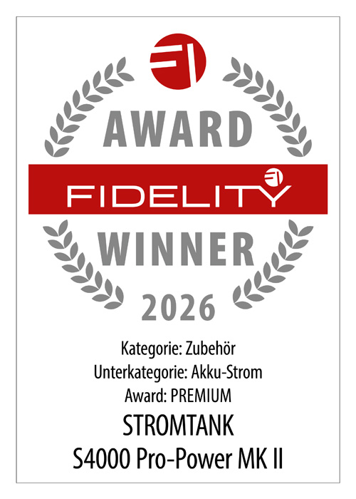FIDELITY Awards 2026 - Stromtank S4000 Pro-Power MK II