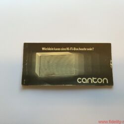 Canton in Who is Who in High Fidelity