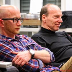 Georg-Cölestin Jatta und Uwe Heile vom deutschen Onda Ligera Vertrieb