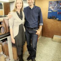 Auch privat ein Team: Chiara Galinotti‚ Finanzinstanz des Unternehmens und Ehefrau von Alessandro Schiavi Diapason Firmenreportage