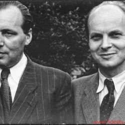 EMT in Who Is Who In High Fidelity - EMT-Gründer Wilhelm Franz (links im Bild) mit Bruder Walter Franz. EMT founder Wilhelm Franz (on the left) with his brother Walter Franz.