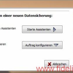 Screenshot Personal Backup