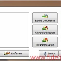 Screenshot Personal Backup