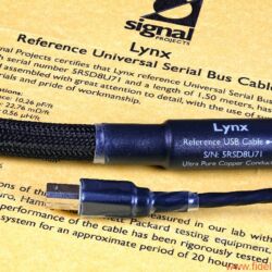 Signal Projects Lynx-Serie - Wenn schon‚ denn schon: Auch der USB-Verbinder der Lynx-Serie kommt mit Seriennummer und Zertifikat