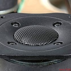 Bryston Mini A - Hochtöner mit Schutzabdeckung und leichter Schallführung
