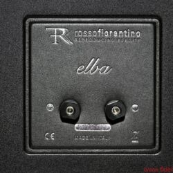 Rosso Fiorentino Elba - Schallwand und Flanken sind in feinstes Kalbsleder gewandet, das Terminal ist aus reinem Kupfer