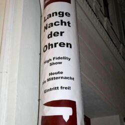 Lange Nacht der Ohren Berlin, 2016