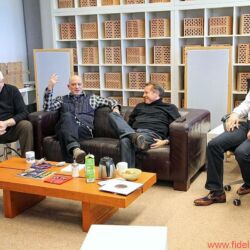 AVID zu Besuch bei FIDELITY zur Präsentation von Good - Better - Best. Im Bild: Martin Klaassen, Helmut Hack, Uwe Kuphal und Conrad Mas.