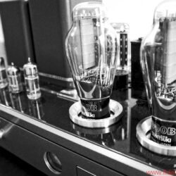 Air Tight ATM 300 Anniversary - Neben den Leistungsröhren von Takatsuki kommen Gläser von Electro-Harmonix zum Einsatz, die nicht (gleich) gewechselt werden sollten – nicht einmal die Gleichrichterröhre 5U4GB, obwohl mit bestimmten NOS-Typen, etwa von General Electric, durchaus noch Steigerungen vorstellbar sind.