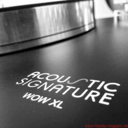 Acoustic Signature WOW XL Plattenspieler / TA 1000 Tonarm / Soundsmith Carmen Moving Iron Tonabnehmer