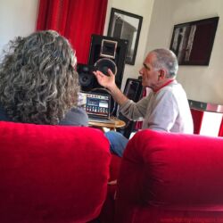 FIDELITY visits Mr. Mark Levinson of Daniel Hertz on the island of Certosa, Venice, Italy