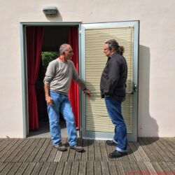 FIDELITY visits Mr. Mark Levinson of Daniel Hertz on the island of Certosa, Venice, Italy