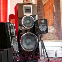 FIDELITY visits Mr. Mark Levinson of Daniel Hertz on the island of Certosa, Venice, Italy