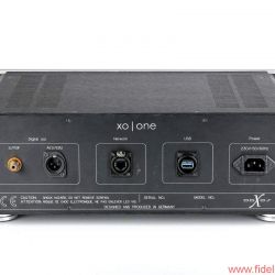 X-Odos Xo One Musikserver - Überschaubares Anschlussfeld: S/PDIF- und AES/EBU-Digitalausgänge, Netzwerk-Anschluss und USB 3.0-Schnittstelle