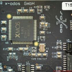 X-Odos Xo One Musikserver - Der Spitzen-Multicontroller xCore XMOS 8L6C5 verwaltet die Dateien und sendet sie an S/PDIF- und AES/EBU-Ausgang.