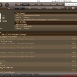 Aurender X100L Musicserver - Als Verwaltungs-Bedienzentrale empfiehlt sich die zwingend erforderliche Aurender-App fürs iPad – durchdachtes Bedienkonzept und optisch ansprechende Gestaltung inklusive.