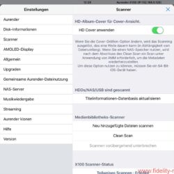 Aurender X100L Musicserver - Als Verwaltungs-Bedienzentrale empfiehlt sich die zwingend erforderliche Aurender-App fürs iPad – durchdachtes Bedienkonzept und optisch ansprechende Gestaltung inklusive.