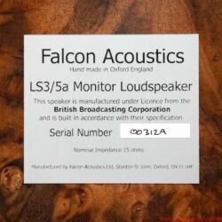 Falcon Acoustics LS3/5a
