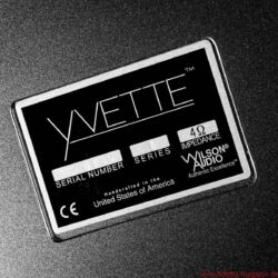 Wilson Audio Yvette Black & White