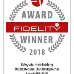 FIDELITY Award Winner 2018 Bowers & Wilkins 702 S2
