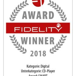 FIDELITY Award Winner 2018 Marantz HD-CD1