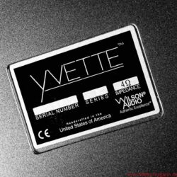 FIDELITY Award Winner 2018 Wilson Audio Yvette
