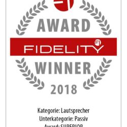 FIDELITY Award Winner 2018 Wilson Audio Yvette