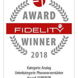 FIDELITY Award Winner 2018 Audiospecials Phonolab
