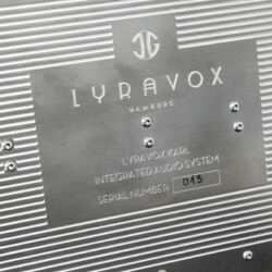 Lyravox Karl All-In-One Komplettanlage Typenschild